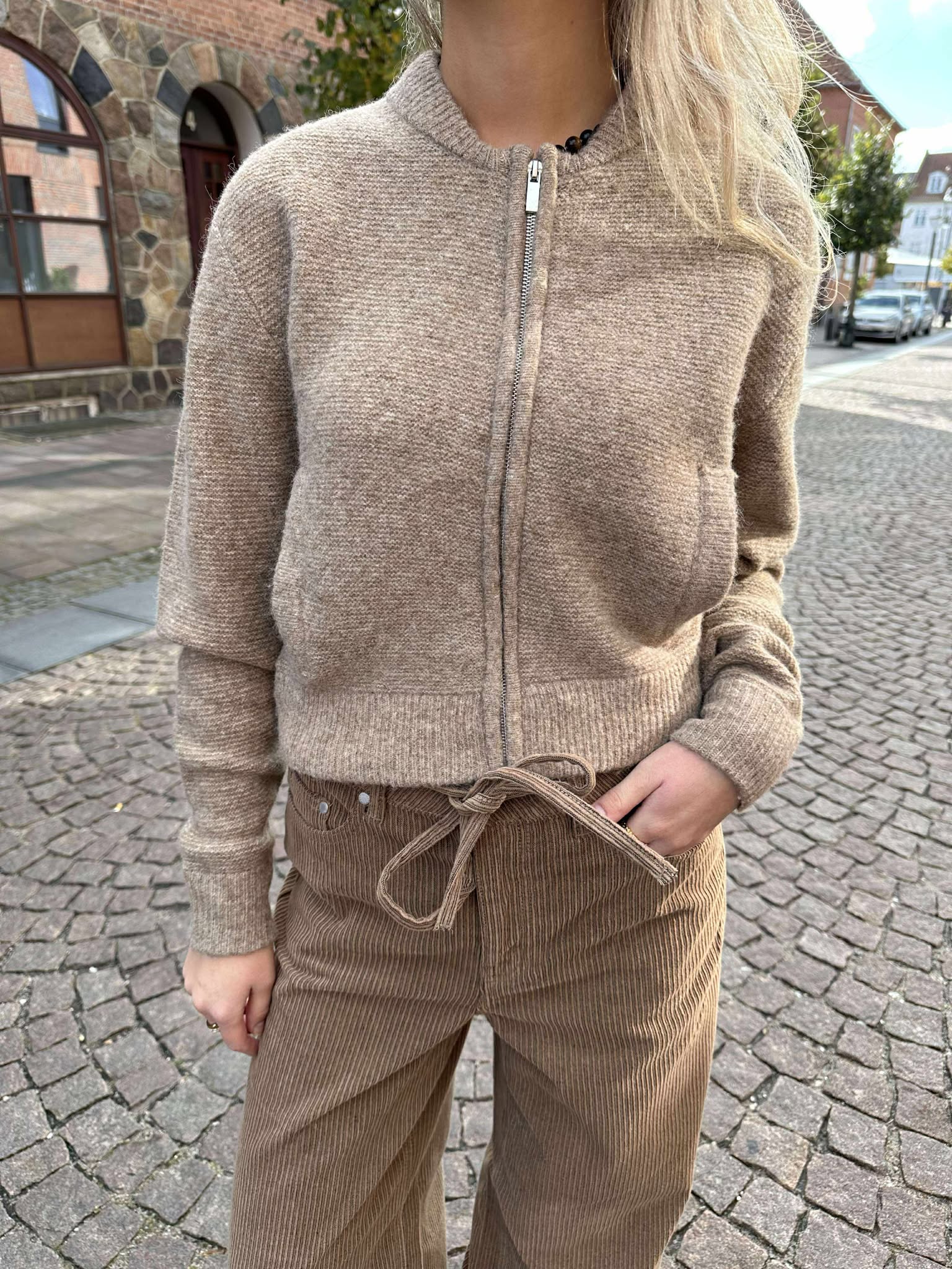 VMHANNA Knit Cardigan - Silver Mink